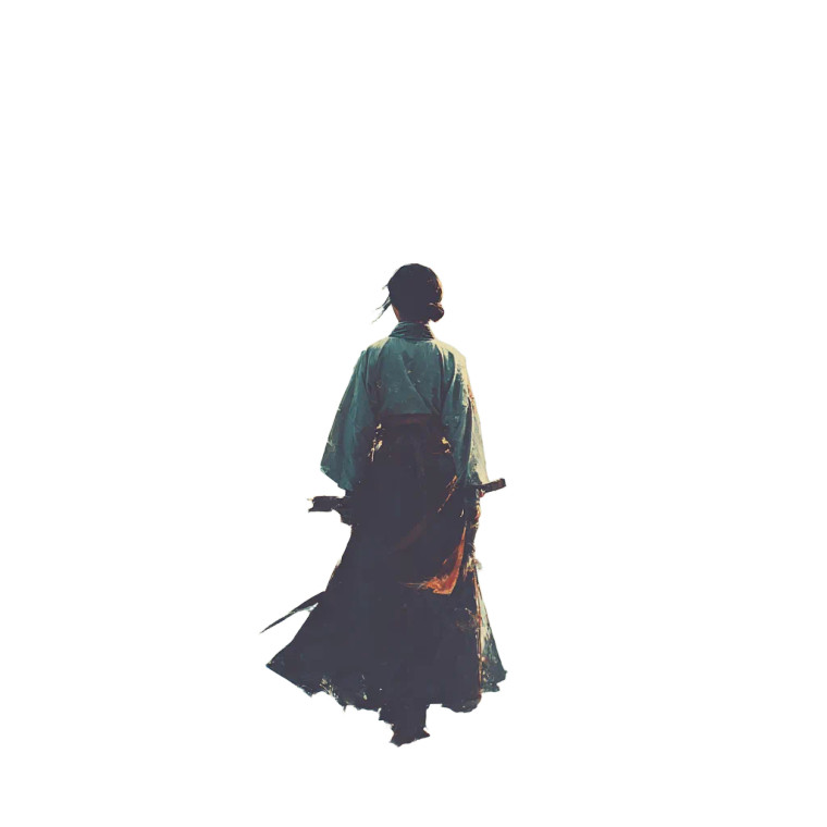 Hanfu Woman Gazing Vinyl Car Decal Sticker – Waterproof & UV-Resistant 