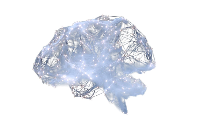 Glowing Digital Brain V4 Vinyl Car Decal Sticker – Waterproof & UV-Resistant 