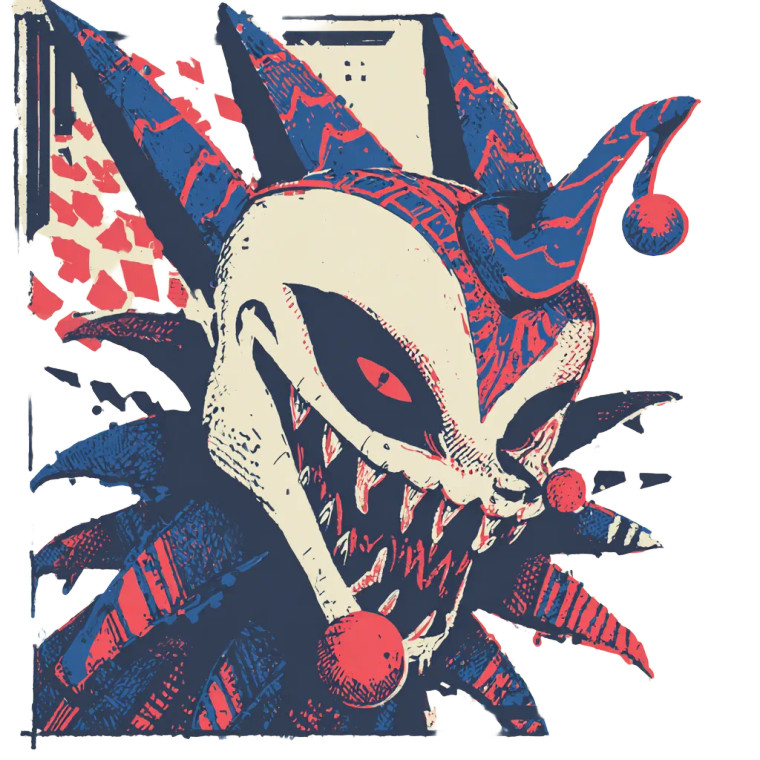 Chicano Clown Minimal Vinyl Car Decal Sticker – Waterproof & UV-Resistant 