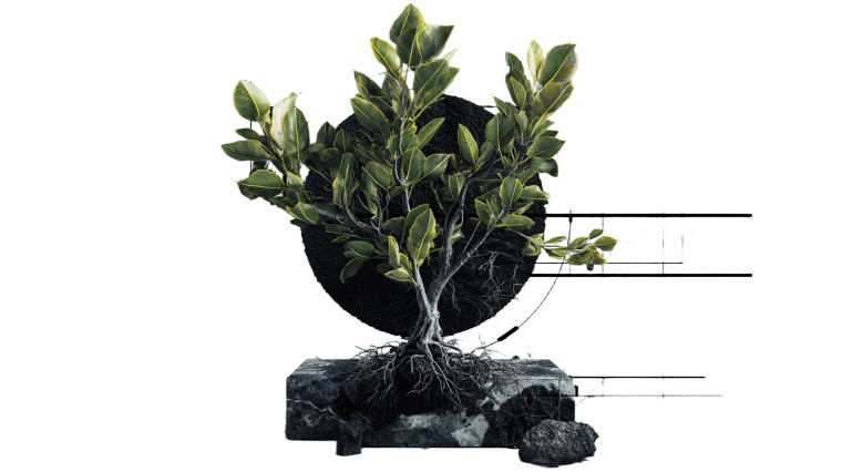 Techno-Organic Rebirth Vinyl Car Decal Sticker – Waterproof & UV-Resistant 