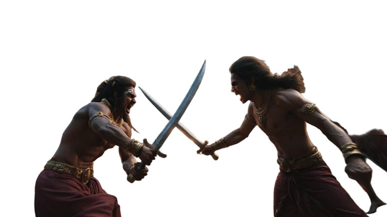 Ancient Warriors Clash V4 Vinyl Car Decal Sticker – Waterproof & UV-Resistant 