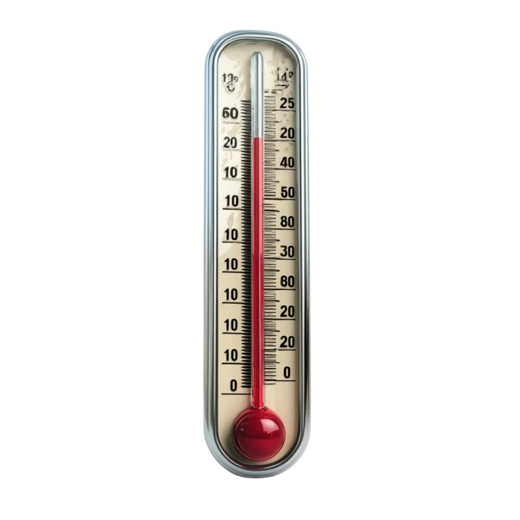 Frozen Thermometer Vinyl Car Decal Sticker – Waterproof & UV-Resistant 