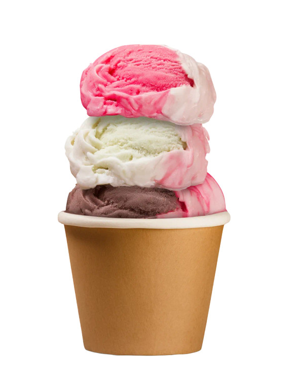 Stacked Ice Cream Vinyl Car Decal Sticker – Waterproof & UV-Resistant 