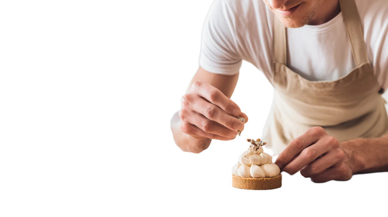 Pastry Chef Decorating Vinyl Car Decal Sticker – Waterproof & UV-Resistant 