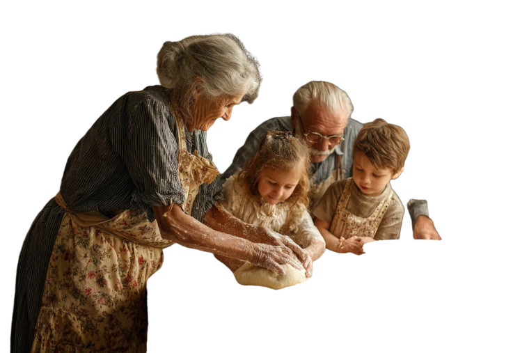 Baking With Grandma Vinyl Car Decal Sticker – Waterproof & UV-Resistant 