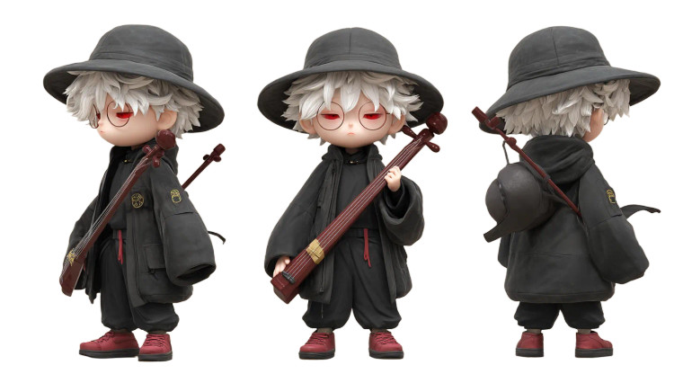 Chibi Young Man V2 Vinyl Car Decal Sticker – Waterproof & UV-Resistant 