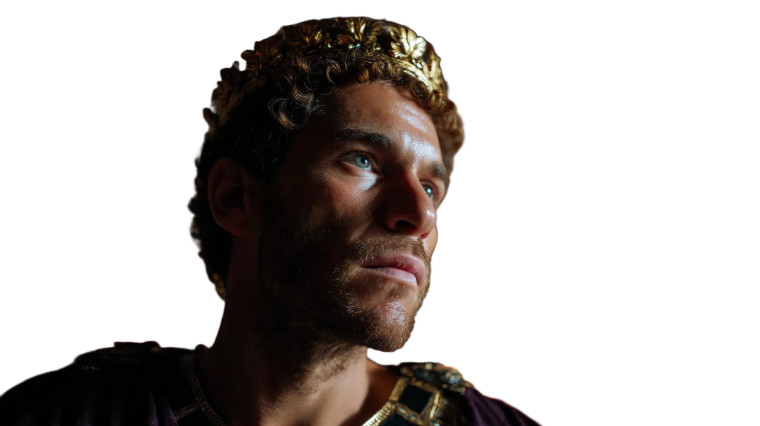 Ancient Greek King V2 Vinyl Car Decal Sticker – Waterproof & UV-Resistant 