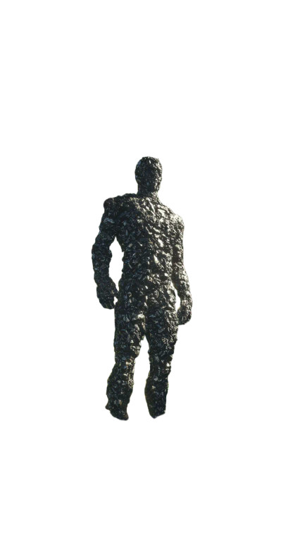 Rock Humanoid Vinyl Car Decal Sticker – Waterproof & UV-Resistant 