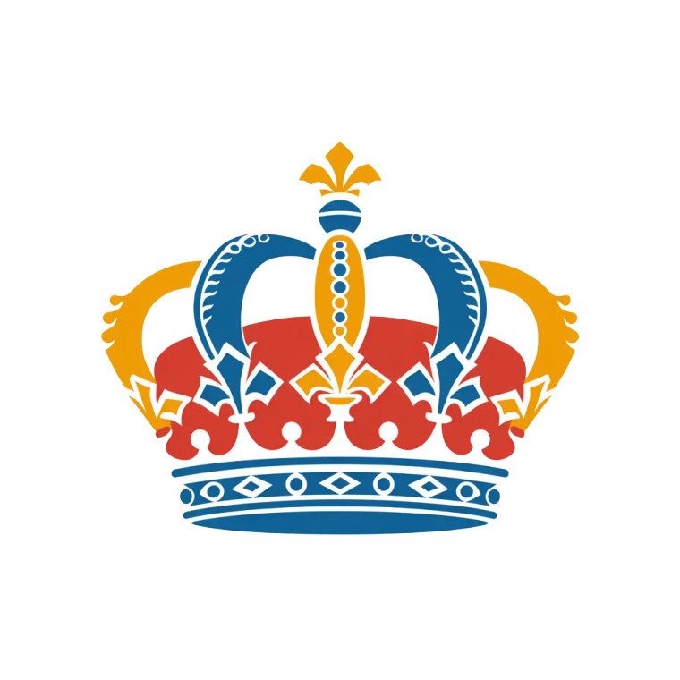 Vector Crown Vinyl Car Decal Sticker – Waterproof & UV-Resistant 