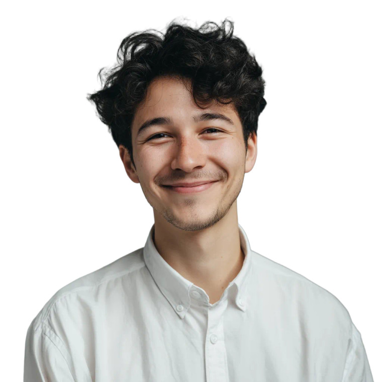 Friendly Young Man V4 Vinyl Car Decal Sticker – Waterproof & UV-Resistant 