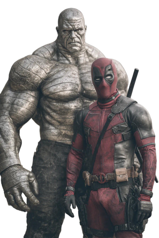 Deadpool And Colossus Vinyl Car Decal Sticker – Waterproof & UV-Resistant 