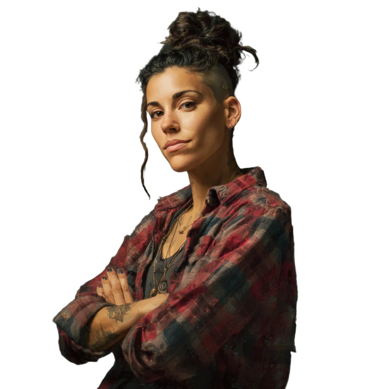 Charismatic Pilot Portrait Vinyl Car Decal Sticker – Waterproof & UV-Resistant 