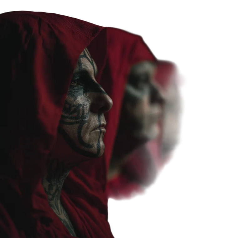 Hooded Men Tattoos Vinyl Car Decal Sticker – Waterproof & UV-Resistant 