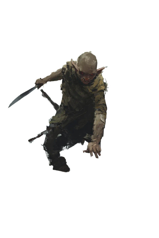 Half-Orc Rogue Leap Vinyl Car Decal Sticker – Waterproof & UV-Resistant 