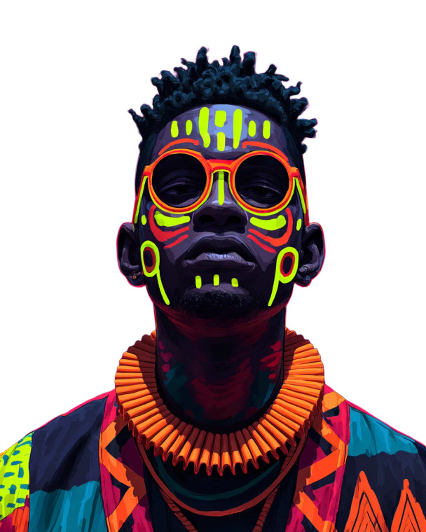 Fluorescent Cartoon Face Vinyl Car Decal Sticker – Waterproof & UV-Resistant 