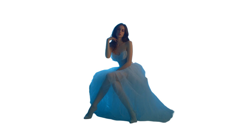 Elegant Long-Haired Woman Vinyl Car Decal Sticker – Waterproof & UV-Resistant 