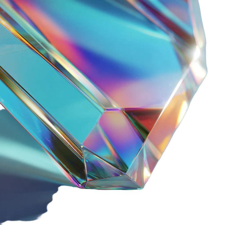 Abstract Glass Object Vinyl Car Decal Sticker – Waterproof & UV-Resistant 