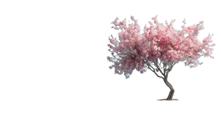Blooming Tree V2 Vinyl Car Decal Sticker – Waterproof & UV-Resistant 