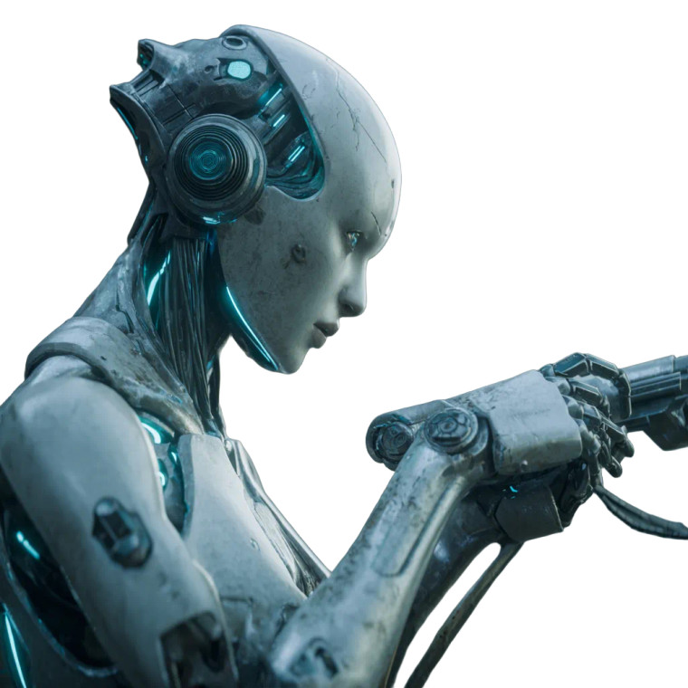 Futuristic Combat Ai Vinyl Car Decal Sticker – Waterproof & UV-Resistant 