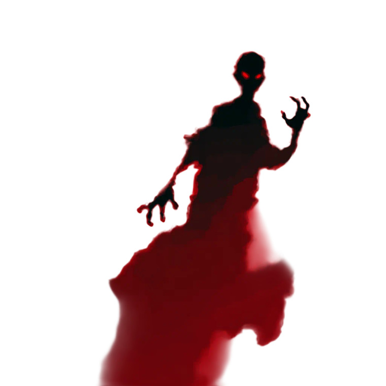Ghostly Shadow Monster Vinyl Car Decal Sticker – Waterproof & UV-Resistant 