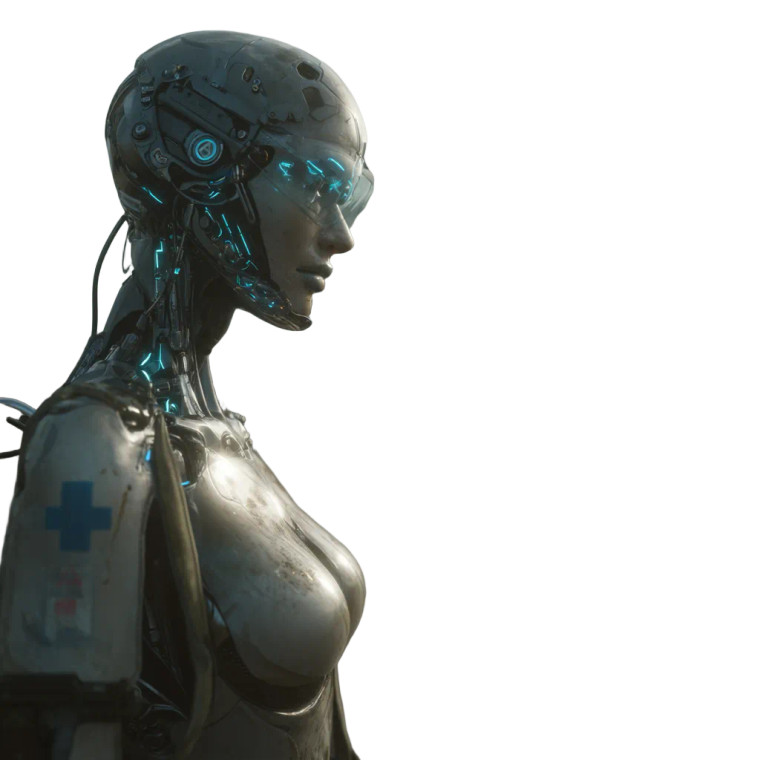 Futuristic Combat Ai V2 Vinyl Car Decal Sticker – Waterproof & UV-Resistant 