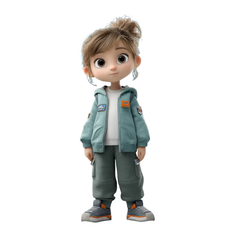 Adventure-Ready Girl Vinyl Car Decal Sticker – Waterproof & UV-Resistant 