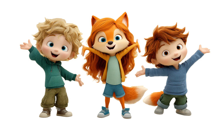 Friendly Kids Learning Vinyl Car Decal Sticker – Waterproof & UV-Resistant 