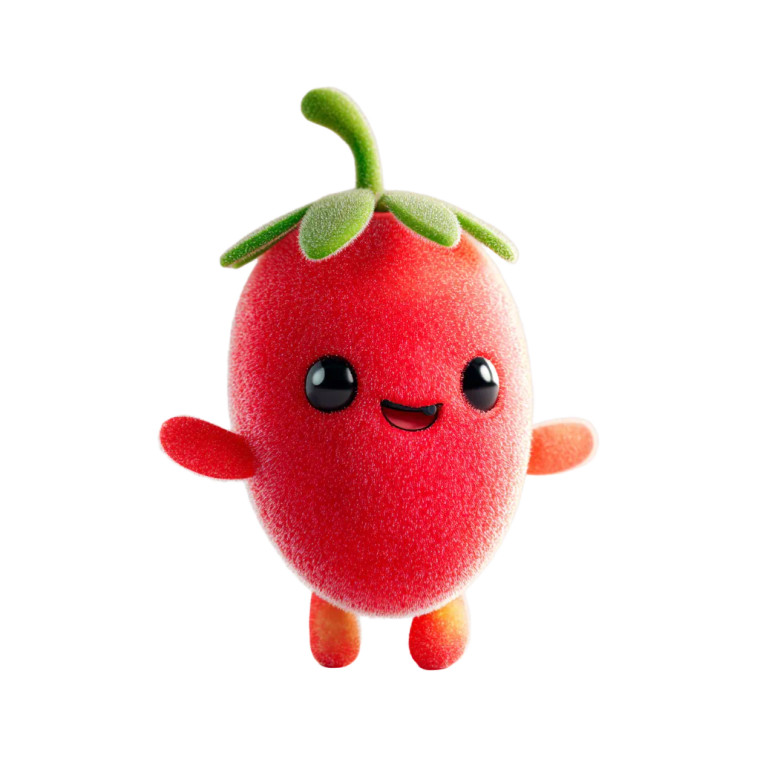 Cute Goji Berry Vinyl Car Decal Sticker – Waterproof & UV-Resistant 