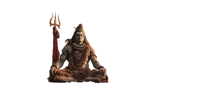 Meditating Lord Shiva V3 Vinyl Car Decal Sticker – Waterproof & UV-Resistant 