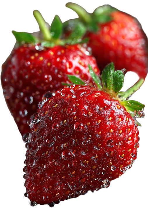 Fresh Strawberries Macro Vinyl Car Decal Sticker – Waterproof & UV-Resistant 