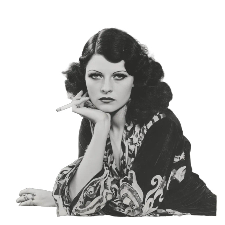 Elegant Smoking Woman V5 Vinyl Car Decal Sticker – Waterproof & UV-Resistant 