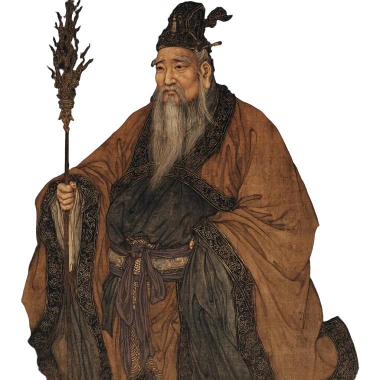 Elderly Chinese Sage V4 Vinyl Car Decal Sticker – Waterproof & UV-Resistant 