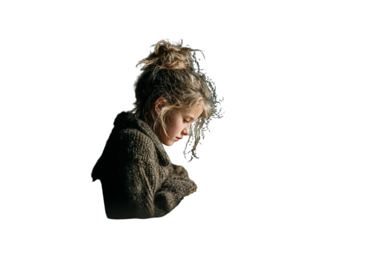 Girl Reading Book V9 Vinyl Car Decal Sticker – Waterproof & UV-Resistant 