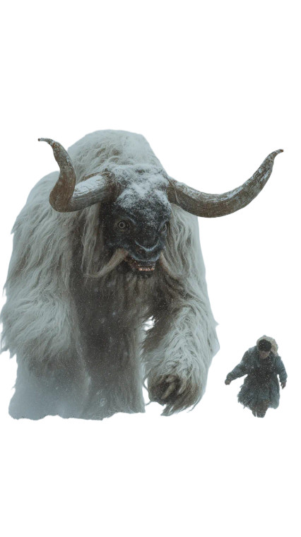 Horrible Yeti Attack Vinyl Car Decal Sticker – Waterproof & UV-Resistant 