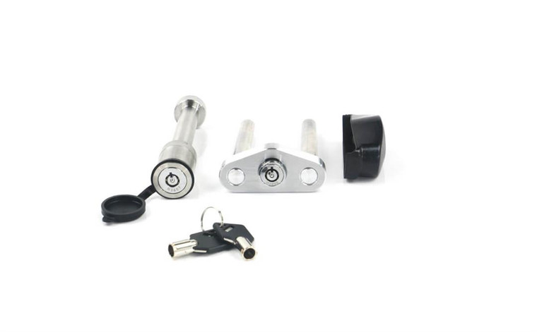 Weigh Safe Trailer Hitch Pin WS06 For Use With Weigh Safe Dual Ball Mounts; Locking Dual Pin Assembly And Hitch Pin Set; With 2 Keys