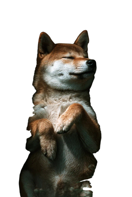 Shiba Inu Resting V2 Vinyl Car Decal Sticker – Waterproof & UV-Resistant 