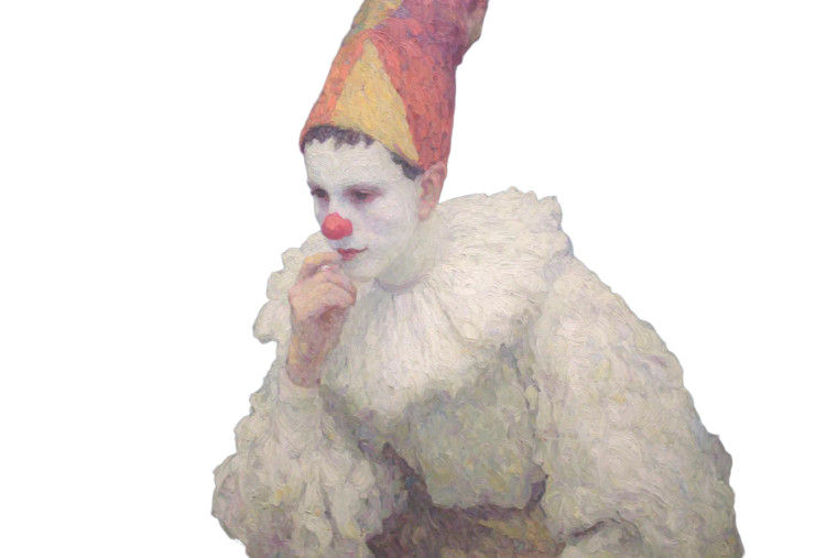 Clown Painting Vinyl Car Decal Sticker – Waterproof & UV-Resistant 