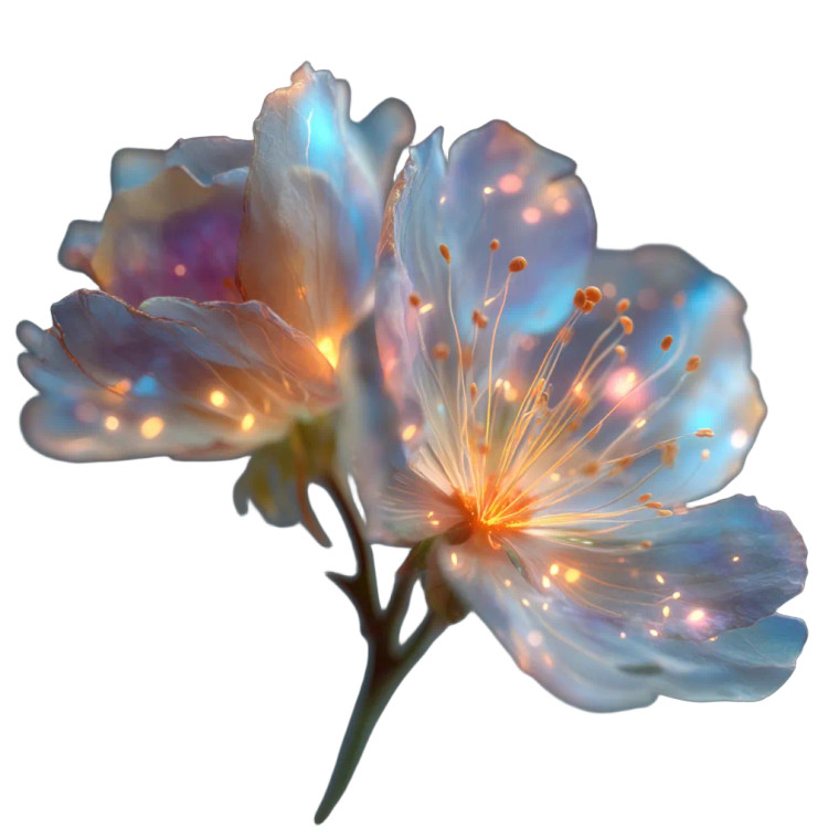 Magical Blooming Flower Vinyl Car Decal Sticker – Waterproof & UV-Resistant 