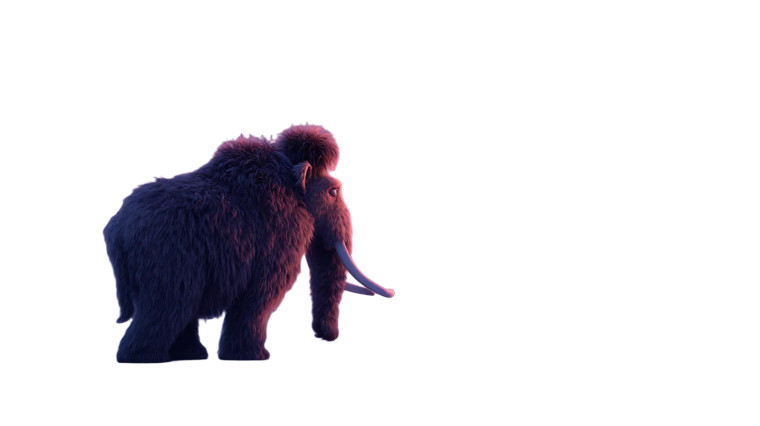 Nostalgic Woolly Mammoth Vinyl Car Decal Sticker – Waterproof & UV-Resistant 