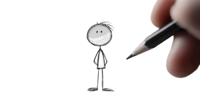 Stick Figure Video Vinyl Car Decal Sticker – Waterproof & UV-Resistant 