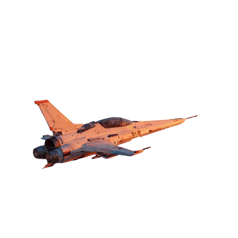 Futuristic Sci Jet Vinyl Car Decal Sticker – Waterproof & UV-Resistant 