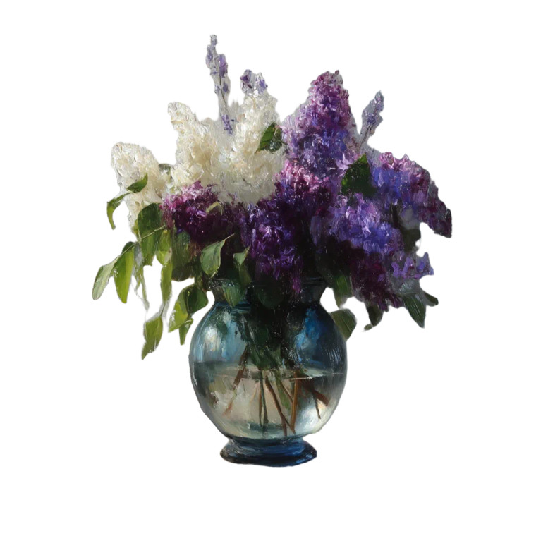 Decorative Vase Bouquet Vinyl Car Decal Sticker – Waterproof & UV-Resistant 