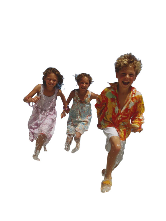 Joyful Beach Sprint Vinyl Car Decal Sticker – Waterproof & UV-Resistant 