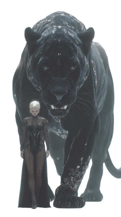 Majestic Prada Panther V2 Vinyl Car Decal Sticker – Waterproof & UV-Resistant 