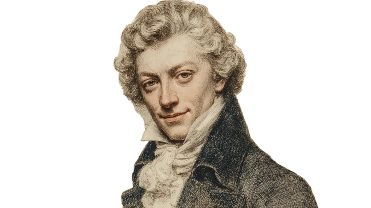 Chopin Portrait V2 Vinyl Car Decal Sticker – Waterproof & UV-Resistant 