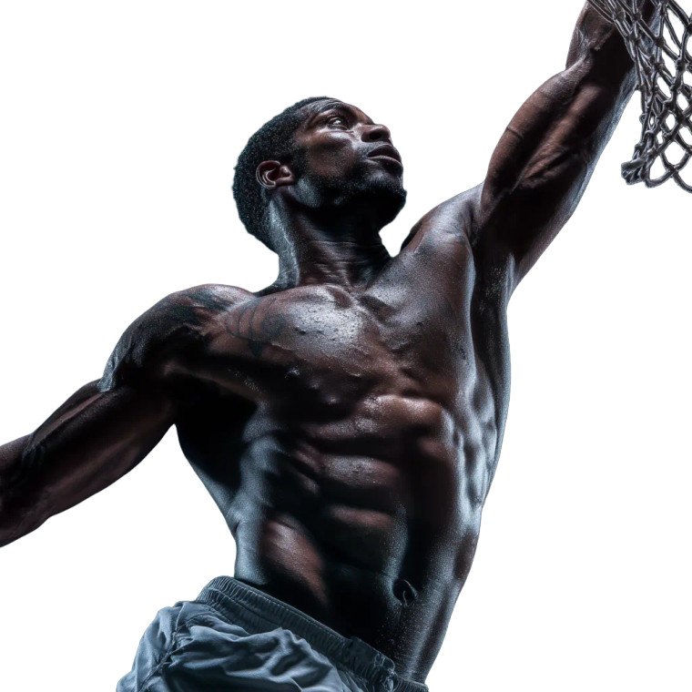 Dunking Basketball Player V6 Vinyl Car Decal Sticker – Waterproof & UV-Resistant 