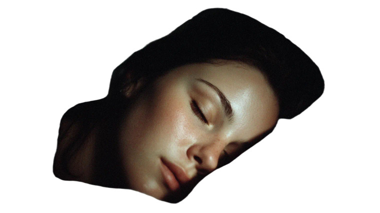 Sleeping Woman V16 Vinyl Car Decal Sticker – Waterproof & UV-Resistant 