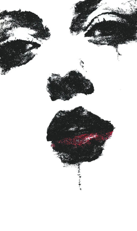 Lipstick Face Vinyl Car Decal Sticker – Waterproof & UV-Resistant 