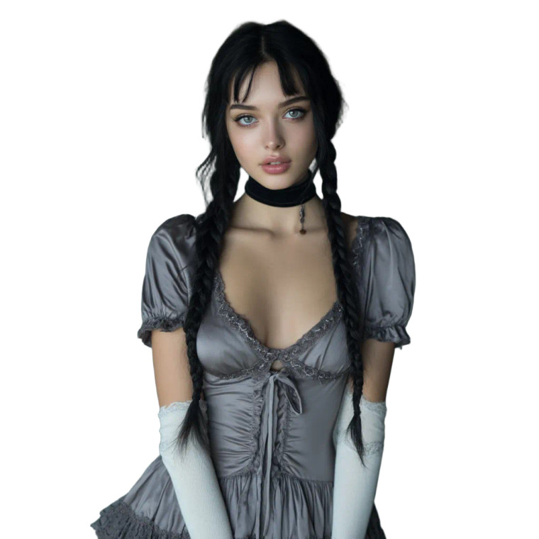 Elegant Young Woman V40 Vinyl Car Decal Sticker – Waterproof & UV-Resistant 