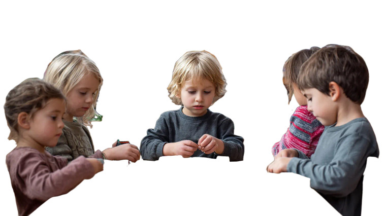 Children Playing Creatively Vinyl Car Decal Sticker – Waterproof & UV-Resistant 